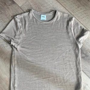 Zara Dark Beige Top